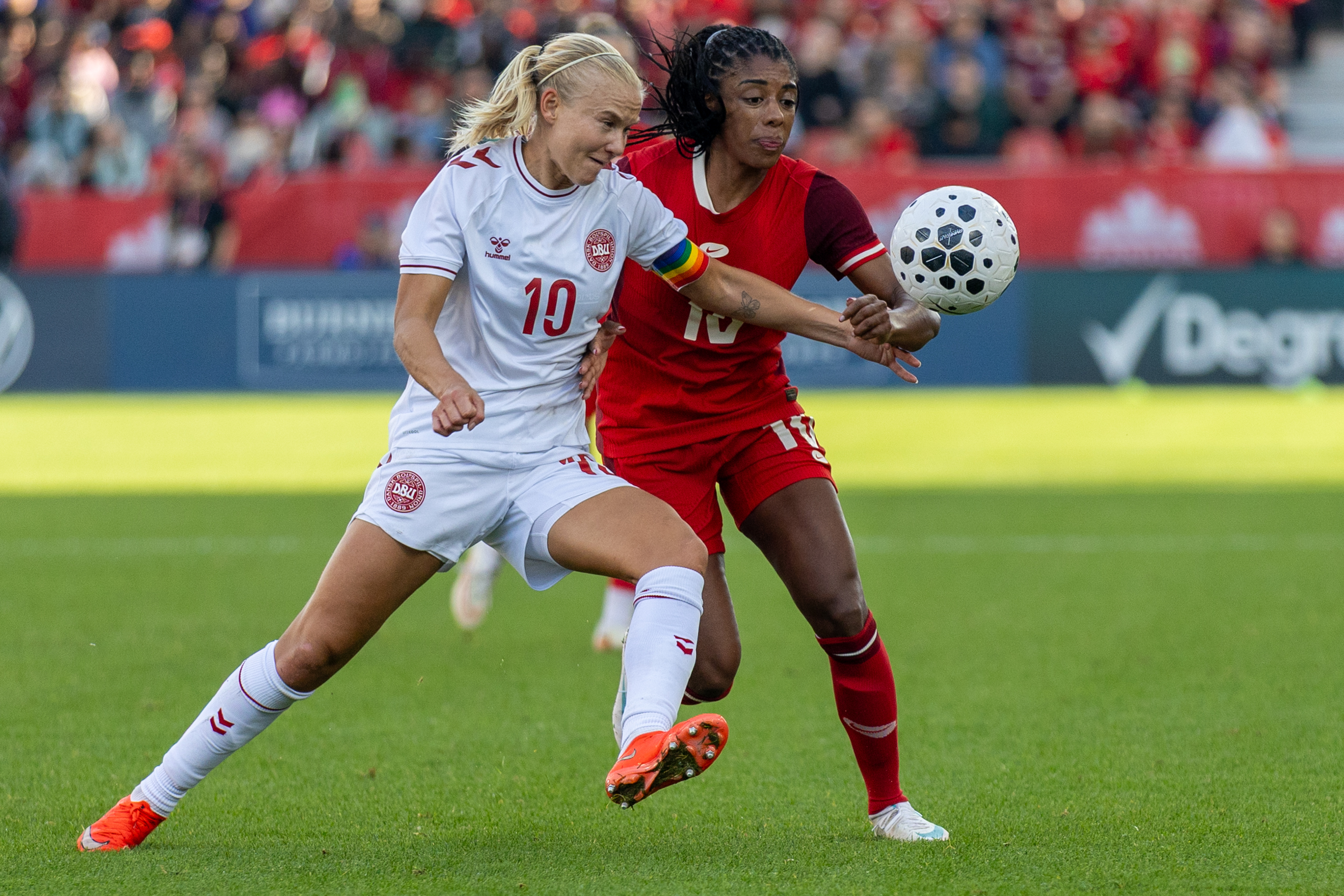 Canada fall to Denmark in seven-goal thriller