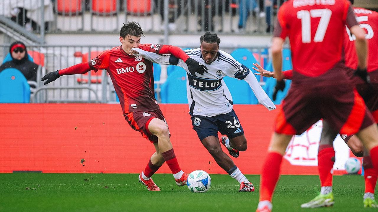 Toronto and Vancouver battle to a goalless draw at BMO Field