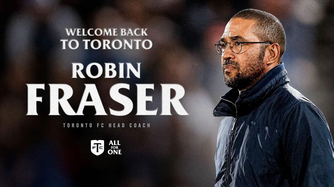 Toronto names Fraser Robin as club's new head coach